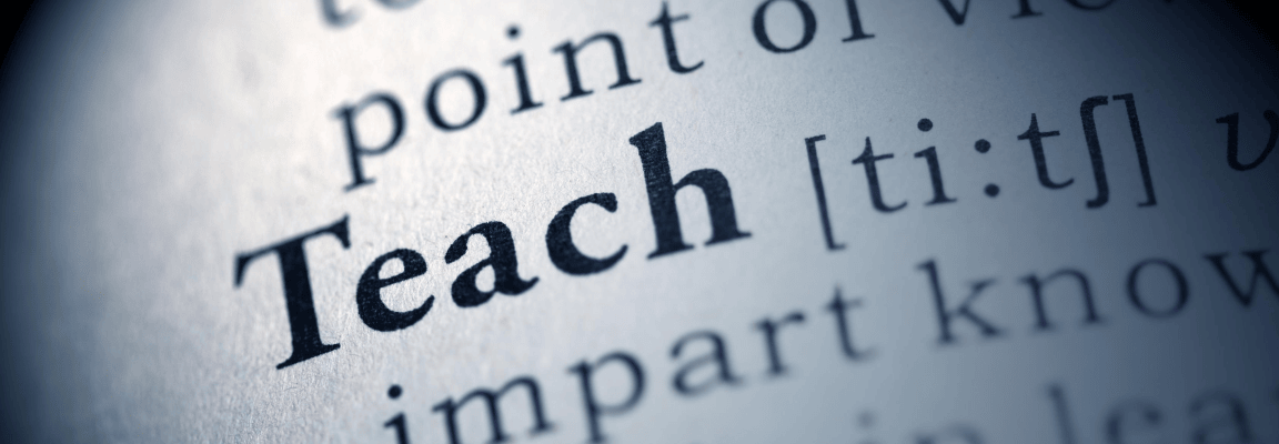 Teach dictionary definition